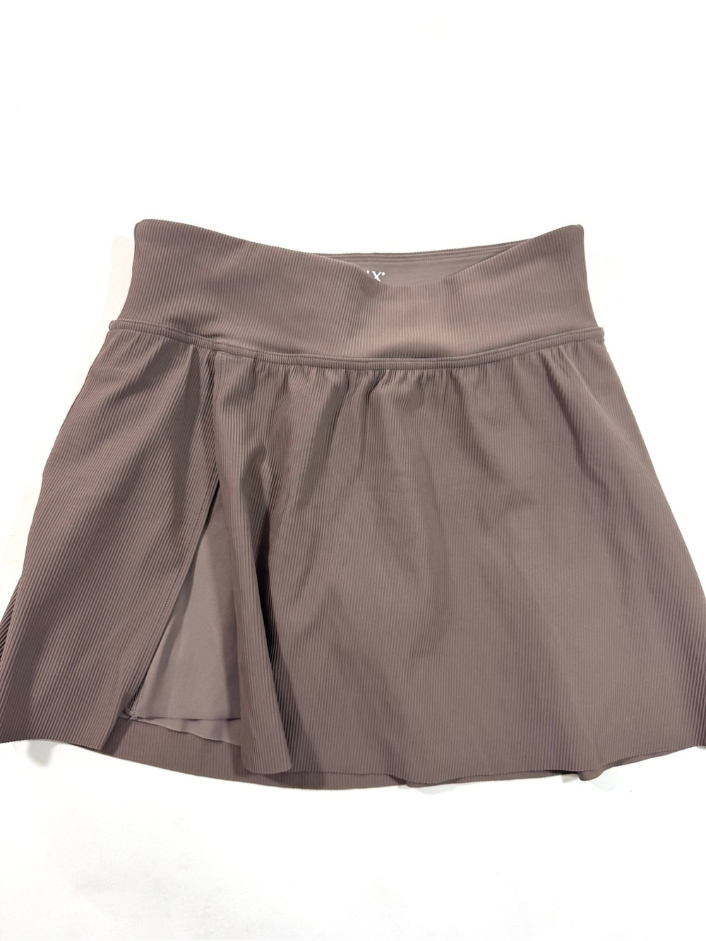 Spanx Contour Ribbed Skort Get Moving Smoke